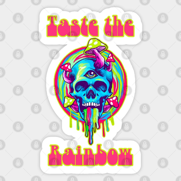 Taste the Rainbow (2) Sticker by Morrigan Austin